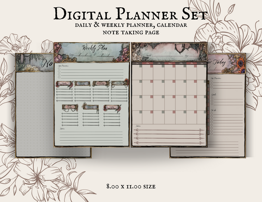 The Things of Nature - Digital Planner Set