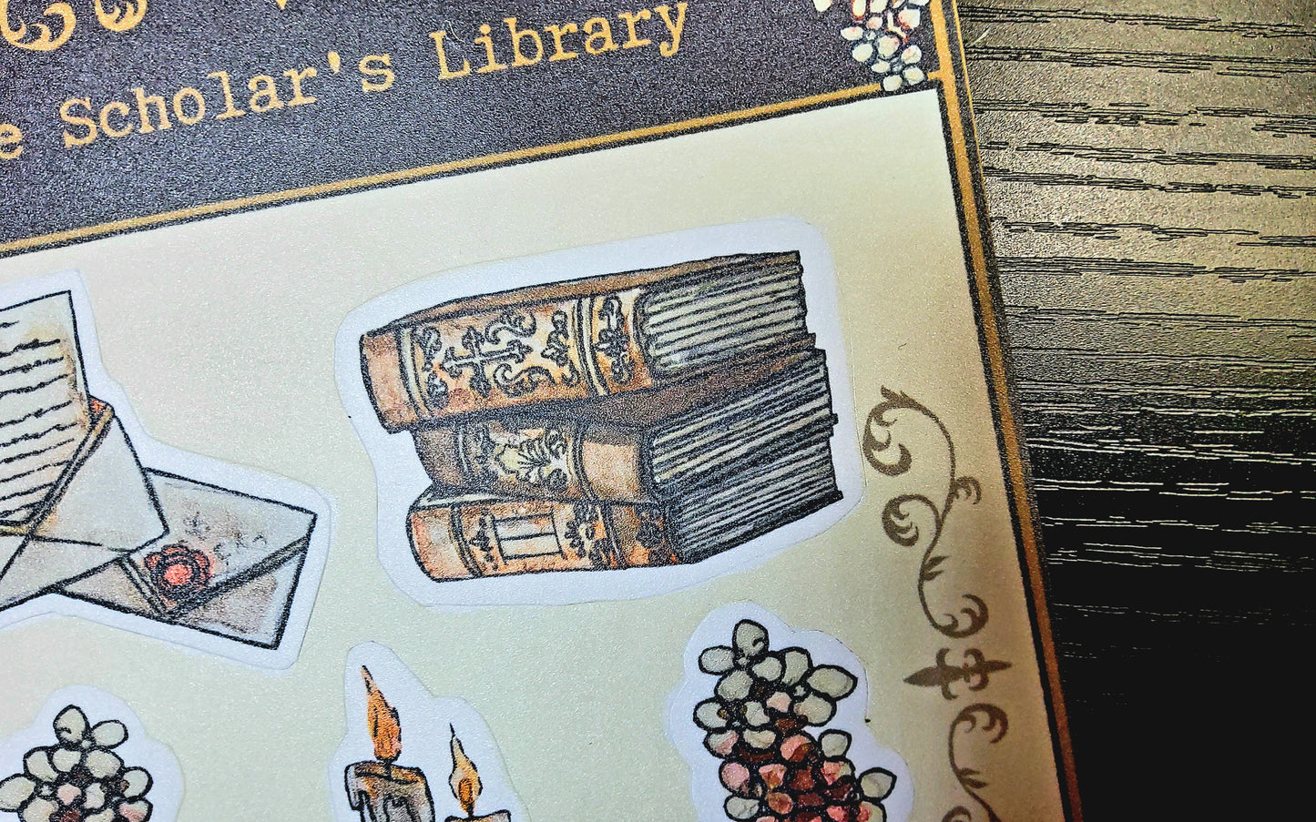 The Scholar's Library - Sticker Sheet