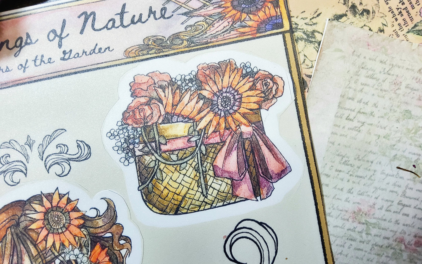 The Things of Nature: Dwellers of the Garden Sticker Sheet #1