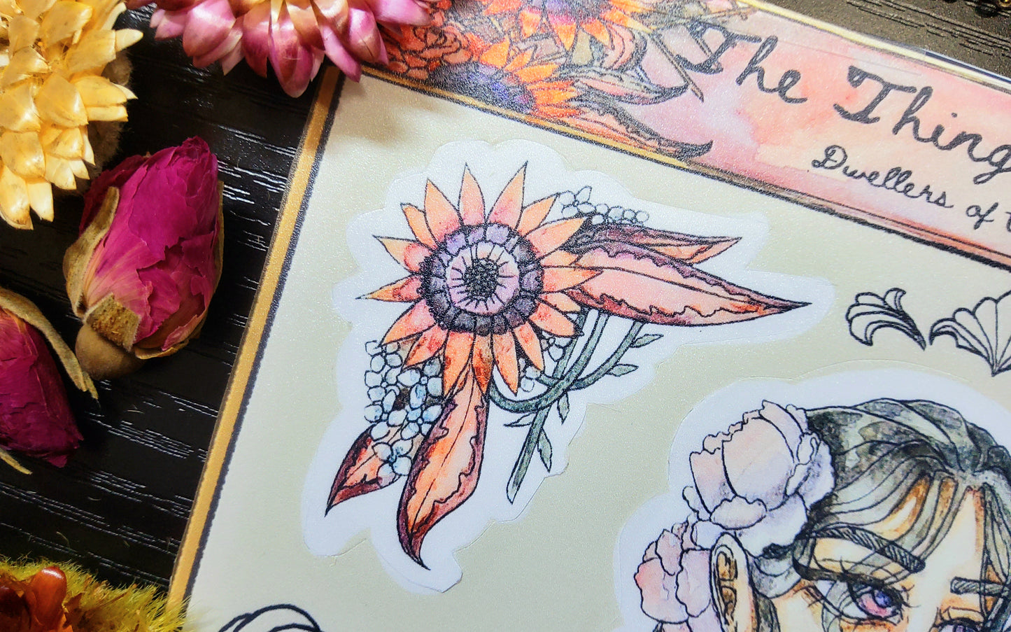 The Things of Nature: Dwellers of the Garden Sticker Sheet #2