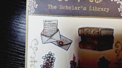 The Scholar's Library - Sticker Sheet